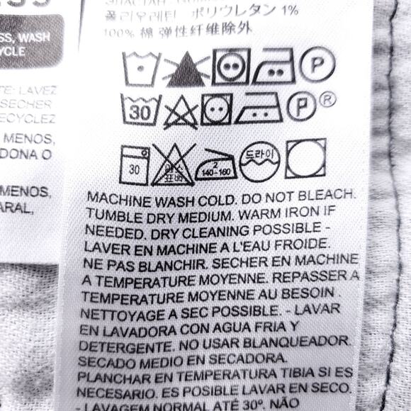 Levi's 505 Jeans Men 29x30 Black Straight Leg Grunge 90s Minimalist Casual Retro - Picture 8 of 14